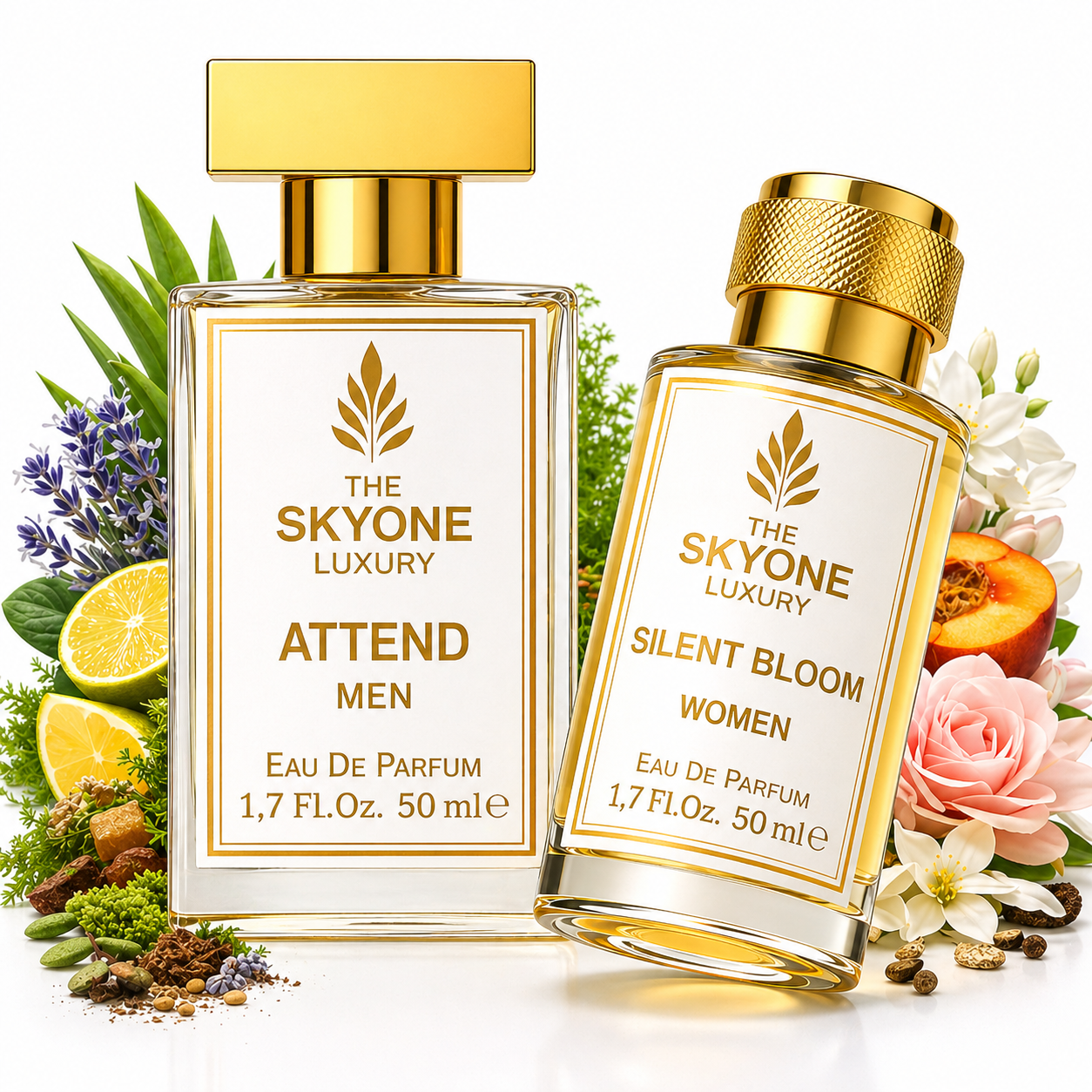 Attend + Silent Bloom – Couple Edition (2 × 50 ml EDP)